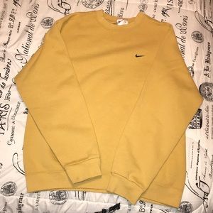Vintage Nike Mustard Yellow Crewneck